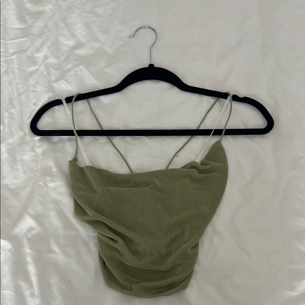 Olive Green Top